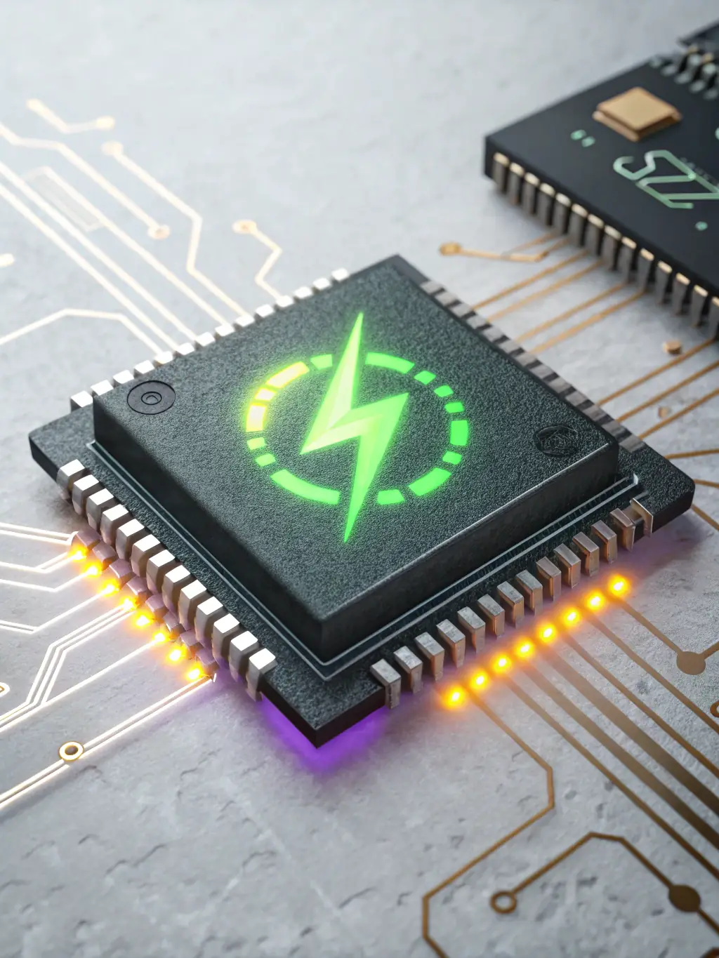 A graphical representation of the microchip's power consumption, highlighting its energy efficiency and minimal impact on battery life.
